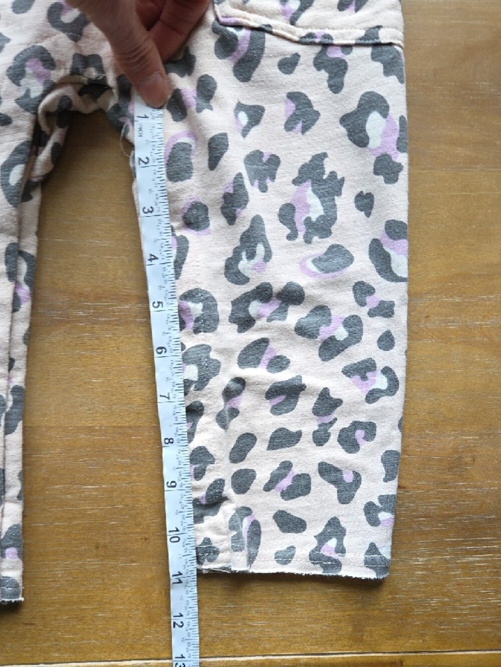 Grayson Mini Sleeveless Leopard Print Jumpsuit Romper with Lavender Accents 3T - Picture 12 of 12